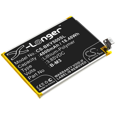 3.85V 4800MAH 18.48WH BLACK 88.10 X 63.55 X 4.85MM Replacement