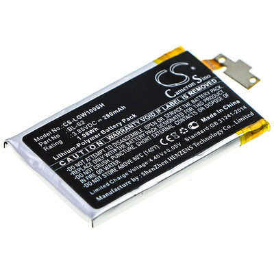 3.85V 280MAH 1.08WH BLACK 38.30 X 23.20 X 3.20MM Replacement