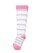 Thin Line- White-Pink-Grey Stripe M Maternity Compression Socks Replacement
