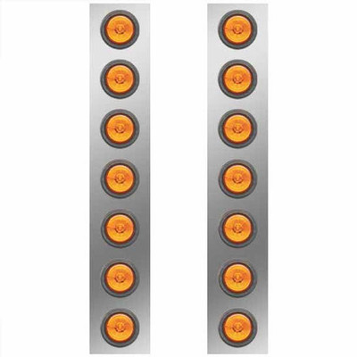 W900L AEROCAB YEAR 2023 STAINLESS STEEL AIR CLEANER LIGHT PANELS