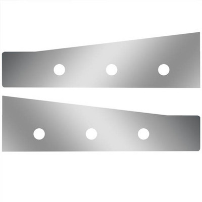 T660 YEAR 2013 1.5 IN STAINLESS STEEL SLEEPER EXTENSION PANELS W6 - .75 IN AMBERCLEAR LEDS
