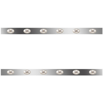 T660 YEAR 2009 62 IN SS SLEEPER PANELS WITH 12 P3 AMBERCLEAR LEDS WITH RME