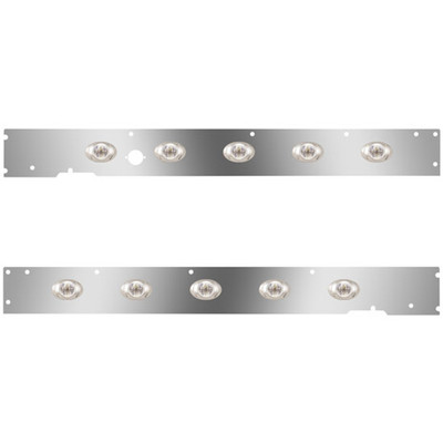 T660 YEAR 2017 CAB PANELS WITH BLOCK HEATER PLUG HOLE 10 P3 AMBERCLEAR LEDS WITH CME