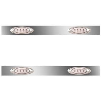 T660 YEAR 2013 SS SLEEPER PANELS WITH P1 AMBERCLEAR LEDS