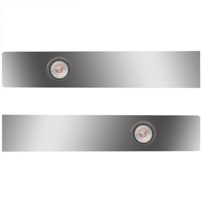 T660 YEAR 2016 SS SLEEPER EXTENSION PANEL W 2 ROUND 2 IN AMBERCLEAR LEDS