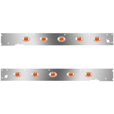 T660 YEAR 2016 CAB PANELS WITH DUAL STEP LIGHT HOLES 10 P3 AMBERAMBER LEDS WITH CME