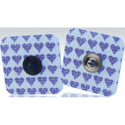 Cloth Repositionable ECG Electrodes Medium Adult Case of 3 Replacement