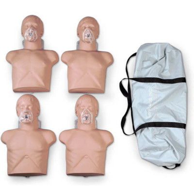 Economy Sani-Manikins with Carry Bag Adult Light Skin 4-Pack Case of 4 Replacement