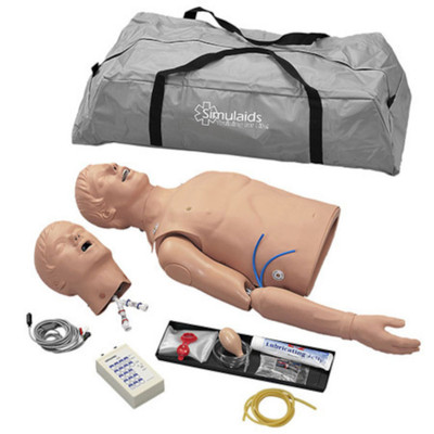 ALS Trainer Torso Manikin with Carry Bag Adult Light Skin Replacement
