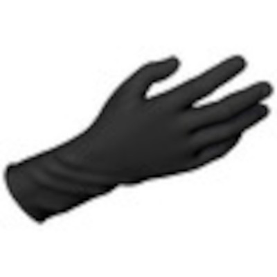 Black Nitrile Exam Gloves Large Case of 10 Boxes of 100 Each Replacement
