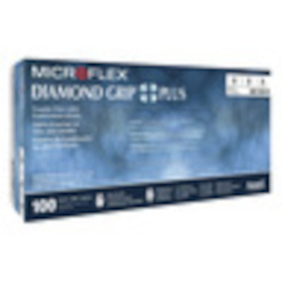 Diamond Grip Plus Latex Gloves Small Case of 100 Replacement