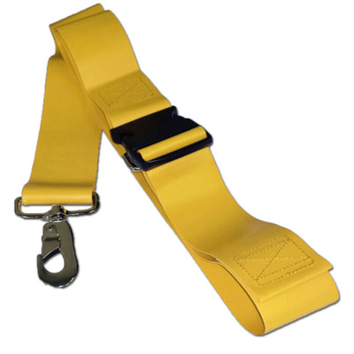 Impervious Vinyl Stretcher-Cot Strap 7ft 2 piece Yellow Replacement