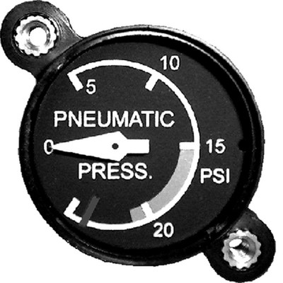 1.25IN UMA Pneumatic PressureRange 0-25 PSIDial Markings GA 5.0-10 YA 10-21 PSI Non-TSO Replacement