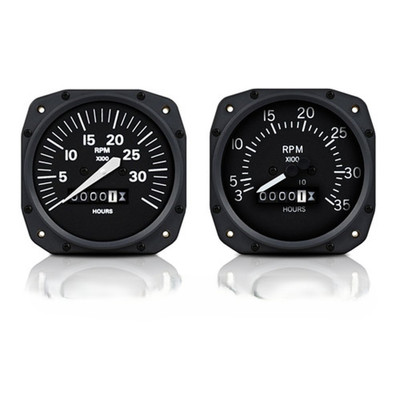 Mechanical Tachometer Blank Dial 2300 RPM AverageCruiseRPM 2300 Replacement