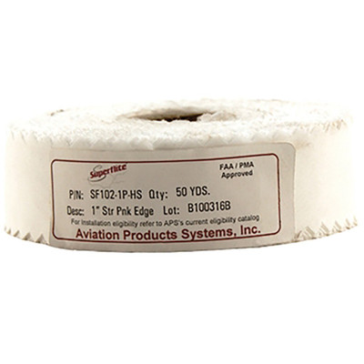 Pinked 102-Hs Tape 1 X 50 Yd Roll Heat Shrunk Replacement