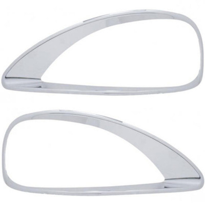 COLUMBIA 120 GLIDER YEAR 2010 CHROME PLASTIC HEADLIGHT BEZEL - PASSENGER SIDE