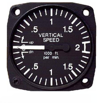 2.25 Vertical Speed Indicator 0-6000 Foot Climb Replacement