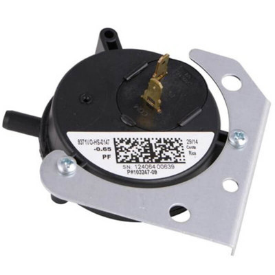 Furnace Pressure Switch SPST 0.75 Inch WC Replacement