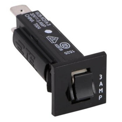 Circuit Breaker Switch Circuit Breaker 1 Pole 3A 250V 50 60 Hz Thermal Panel Mount Replacement