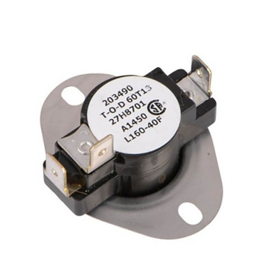 Furnace Disc Limit Switch Auto Reset 120 to 160F Replacement