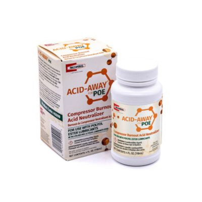 Acid-Away for POE 45009 Compressor Burnout Acid Neutralizer 4 Ounce Bottle Replacement