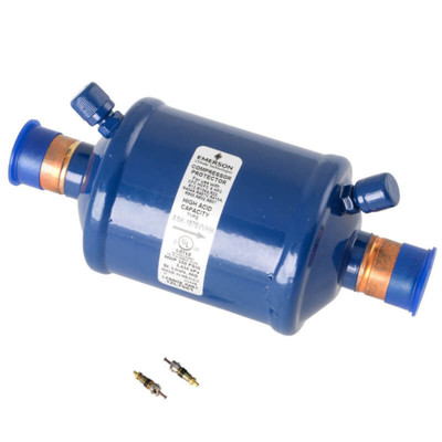 Drier 16CI 0.875 Suction Line Filter Drier 16 cu in 0.875 inch ODF Solder 1-2.5 Tons Replacement