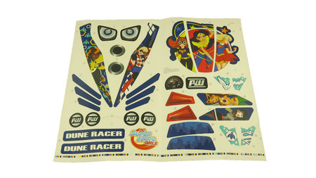 FLR11 DCSHG DUNE RACER LABEL SHEET FOR DUNE RACER (FLR11)