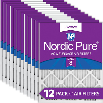 14X22X1 MERV 8 MPR 800 12 PIECES ACTUAL SIZE 14 X 22 X 0.75 MADE IN THE USA FILT
