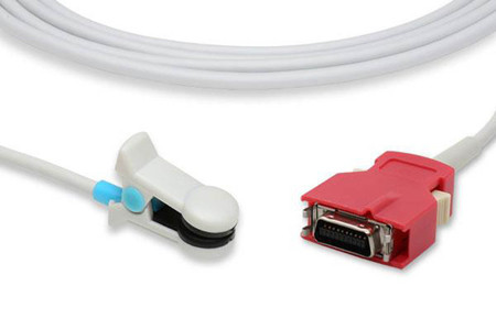 RAD-5 DIRECT-CONNECT SPO2 SENSORS ADULT EAR CLIP, 3 FEET
