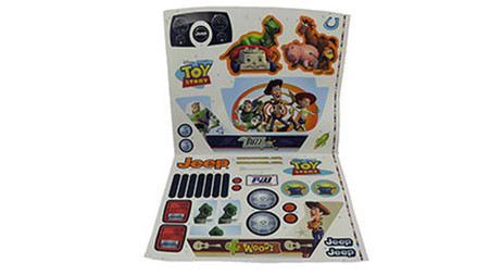 FYX48 TOY STORY JEEP LABEL SHEET FOR JEEP FYX48