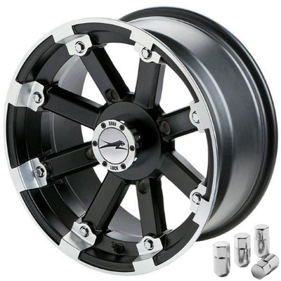 ARCTIC CAT VISION 393 BLACK REAR RIM 15X8 - 2012-2019 WILDCAT Replacement