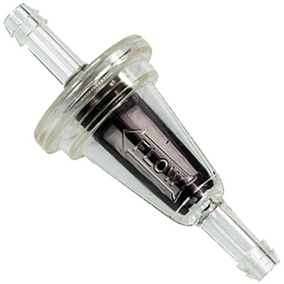 VISU-FILTER 14-INCH IN-LINE SLIMLINE FUEL FILTER - UNIVERSAL