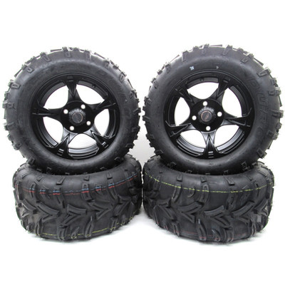 ARCTIC CAT DURO KADEN TIRES BLACK RIMS - 26X9R14 26X11R14 Replacement
