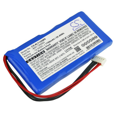 12V 1700MAH 20.40WH BLUE 102.20 X 53.63 X 11.00MM