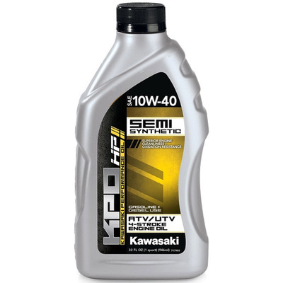 KAWASAKI KPO 10W-40 SEMI-SYNTHETIC 4-STROKE ATVUTV ENGINE OIL - QUART Replacement