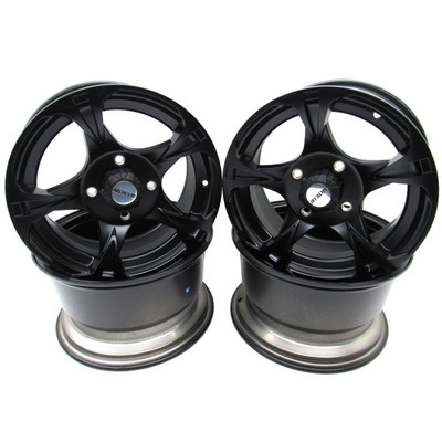 ARCTIC CAT MATTE BLACK 14-INCH ALUMINUM RIM SET - 2002-2022 MODELS Replacement