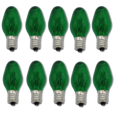Interlight 15W C7 E12 Replacement Bulb Green