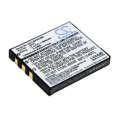 3.7V 850MAH 3.15WH BLACK 40.28 X 35.28 X 6.10MM