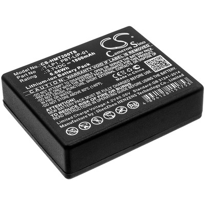 3.7V 1800MAH 6.66WH BLACK 52.25 X 43.00 X 15.60MM