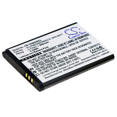 3.7V 900MAH 3.33WH BLACK 49.50 X 33.85 X 4.70MM