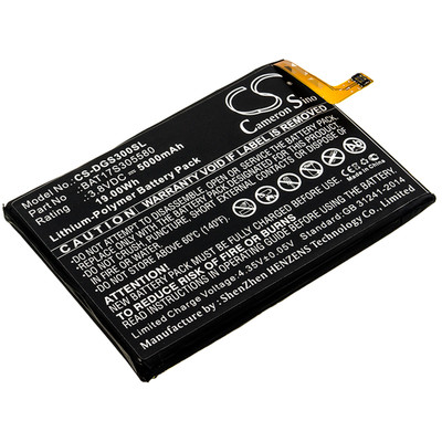 3.8V 5000MAH 19.00WH BLACK 79.60 X 56.04 X 6.50MM