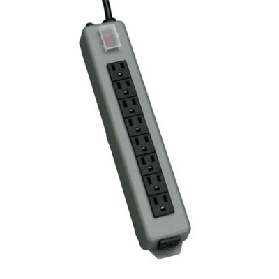 15' WABER 9-OUTLET INDUSTRIAL POWER STRIP