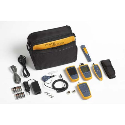 FLUKE NETWORKS FI-500 FIBERINSPECTOR MICRO WITH SIMPLIFIBER PRO MULTIMODE PMLS KIT VISIFAULT AND 2 F FINDFIBERS