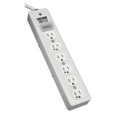 10' HOSPITAL-GRADE SURGE PROTECTOR W 6 OUTLETS