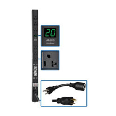 19KW SINGLE-PHASE METERED PDU 120V OUTLETS 24 INCH