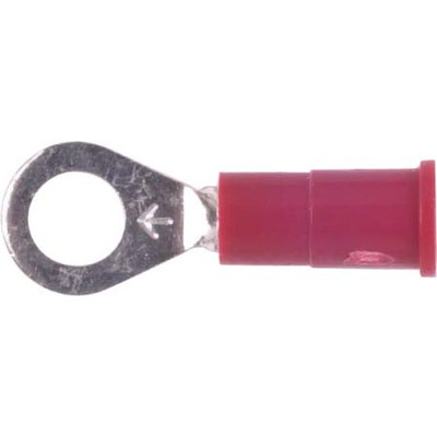 3M 10 STUD VINYL INSULATED BUTTED SEAM RING TONGUE TERMINAL FOR WIRE SIZE 22-18 GAUGE 100 PER PACKA AGE