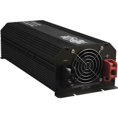 TRIPP LITE 12VDC TO 120VAC INVERTER 1800W CONTINUOUS 3600W SURGE INCLUDES 2 GFCI OUTLETS COOLING FAN N AND HARDWIRED BATTERY CONNECTIONS