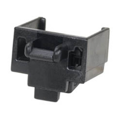 PANDUIT RJ45 JACK MODULE BLOCK-OUT DEVICE 10 BLOCK-OUTS BLACK AND 1 REMOVAL TOOL BLACK POLYCARBONATE E