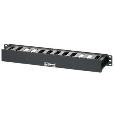PANDUIT HORIZONTAL CABLE MANAGER 17 INCHH X 19 INCHW X 37 INCHD BLACK FRONT ONLY ROHS COMPLIANT 1RU