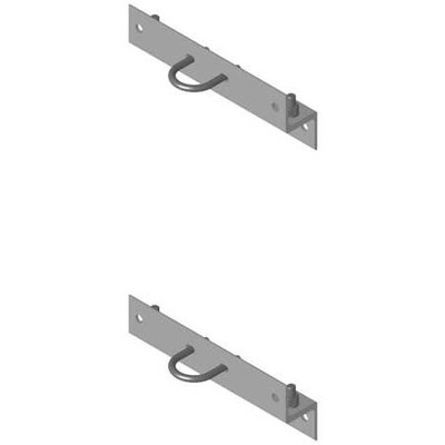 COMMSCOPE WALL MOUNT FOR 2-38 INCH OD PIPE PIPE NOT INCLUDED